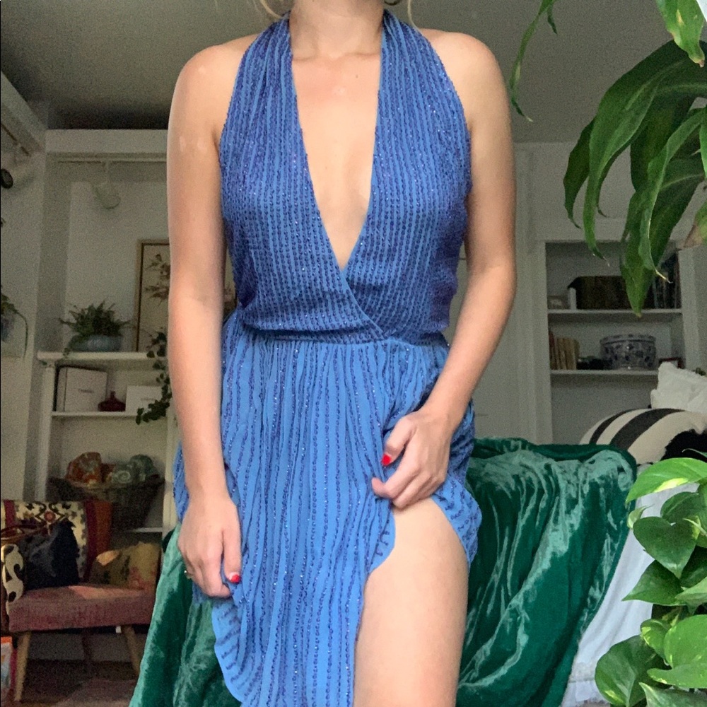 Vintage Free People Beaded Dress